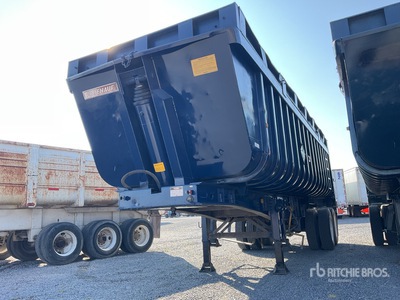 2009 Fruehauf 27 ft 7 in T/A Remolque de Volteo / Tipping Trailer