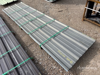 Quantity of (50) Kit Containers 12 Ft x 36 In. 28 Gauge Mixed Coated R Panels (Unused)