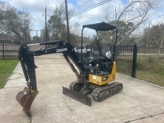 2022 John Deere 17G Mini Excavator