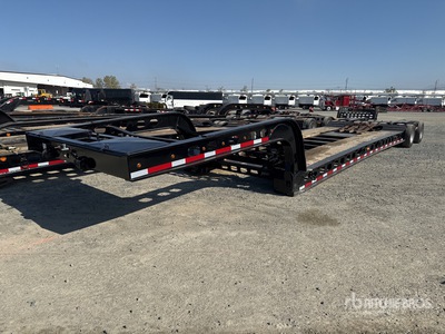2001 Murray 16 Wheel Expandable T/A Expandable Axle Removable Gooseneck Lowboy Trailer