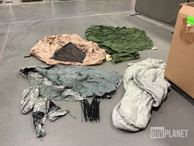 (1) Two Man Combat Tent, (2) ICS Improved Combat Shelters & Assorted Items