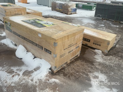 2026 EMC CG2541-H305 x 13 ft Double Metal Warehouse Shed (Unused)