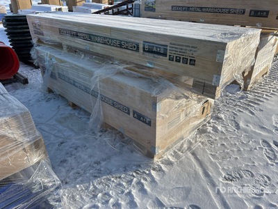 2026 EMC CG2533-H305 25 ft x 33 ft Double Metal Garage (Unused)