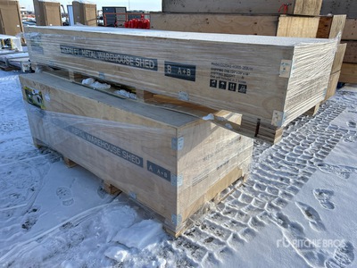 2026 EMC CG2541-H305 25 ft x 41 ft Double Metal Garage (Unused)