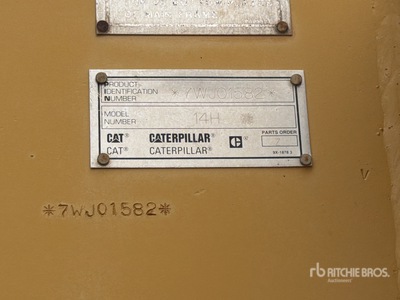 2000 Cat 14H Motor Grader