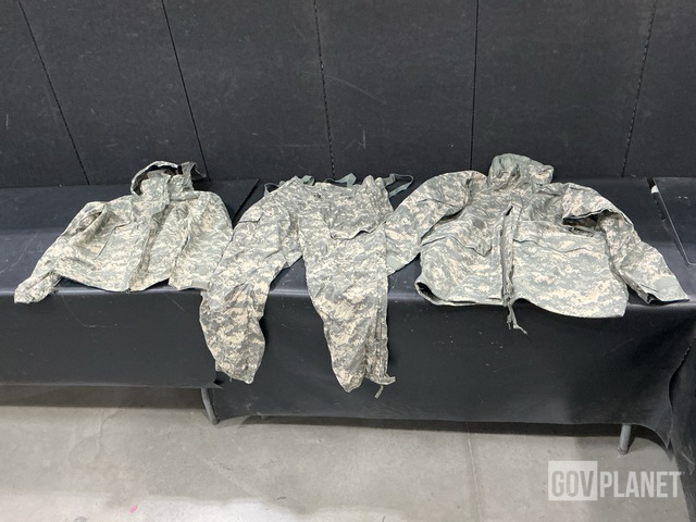 (37) Wet Weather Jackets, (30) Pairs of Cold Weather Trousers & Assorted Items