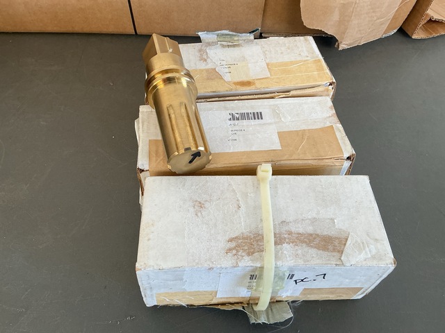 (3) Fluid Valve Stems, (4) Element Tubes & Assorted Items