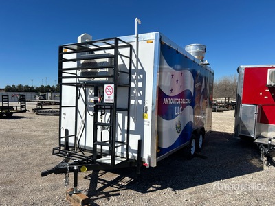 2025 16 ft T/A عربة تقديم الطعام