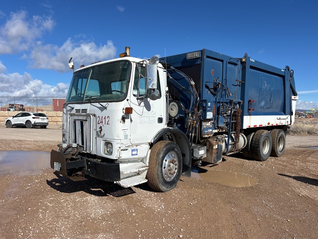 2002 Volvo WX Xpeditor 6x4 Side Loader Waste Collection Truck