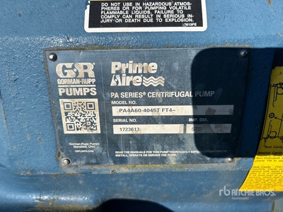2020 Gorman-Rupp PA4A604045T FT4 Water Pump