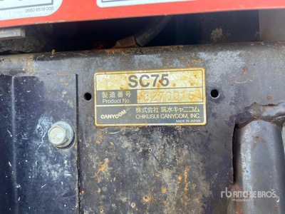 2020 Canycom SC75PDH Stand-On Concrete Buggy