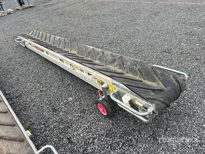2022 Interquip 44 17 in x 14 ft Portable Transfer Conveyor