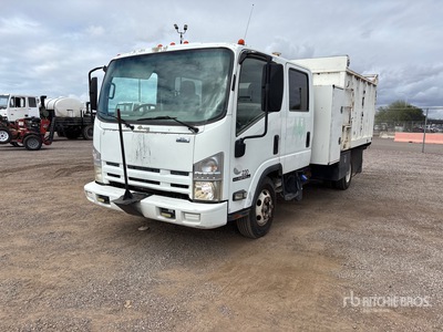 2011 Isuzu NPR 4x2 Crew Cab S/A Dump Truck