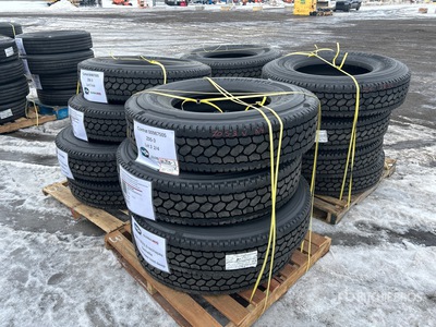 Quantity of (16) Oliver Power Tread Deep 11R22.5 Opony (Unused)