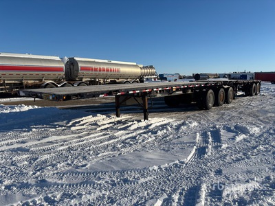 2012 Doepker 32 ft Super B-Train Lead مقطورة مسطحة