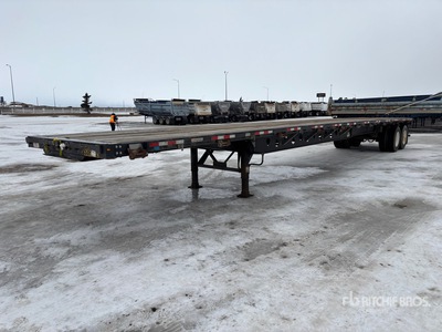 2014 Manac 53 ft T/A Flatbed Trailer