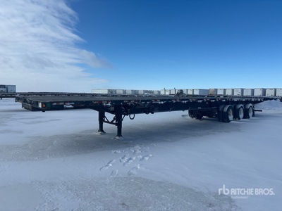 2014 Manac 109003 lb 53 ft T/A 53 ft - 96 ft Extendable フラットベッドトレーラー