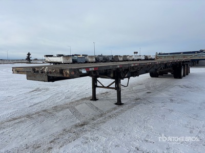 2014 Manac Tri/A 53 ft Extendable Flatbed Trailer
