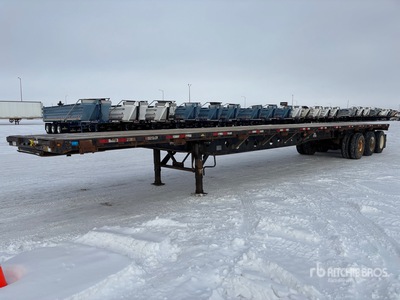 2014 Manac 53 ft Tri/A Remorque à plateau