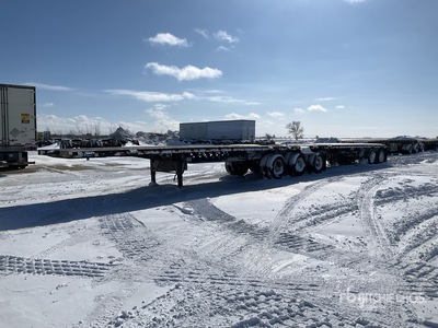 2015 Doepker 32 ft Super B-Train Lead フラットベッドトレーラー