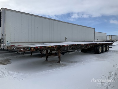 2014 Manac 53 ft Tri/A Flatbed Trailer