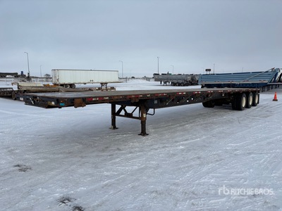 2014 Manac 53 ft Tri/A フラットベッドトレーラー