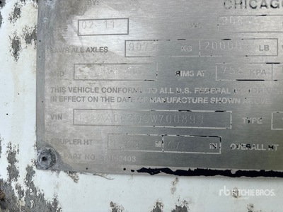 2012 Great Dane T/A 53 ft Refrigerated Trailer