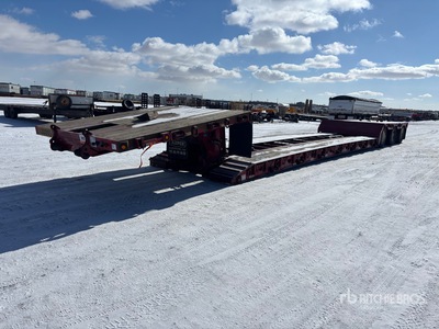 2015 Aspen T/A Double Drop Removable Gooseneck Lowboy Trailer