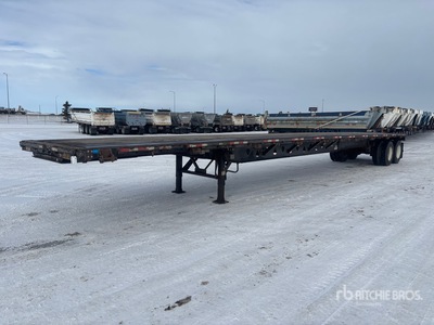 2014 Manac 53 ft T/A Flatbed Trailer