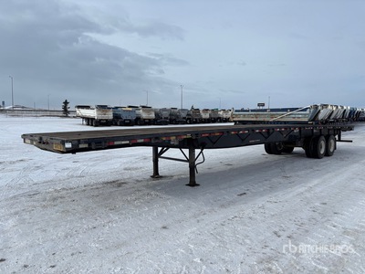 2015 Great Dane Trailers 53 ft T/A Flatbed Trailer