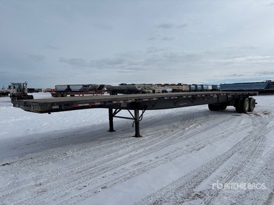 2015 Great Dane Trailers 53 ft T/A Flatbed Trailer