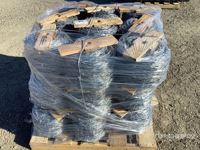 Quantity of (27) Rolls of Barbed Wire Barbed Wire (Unused)