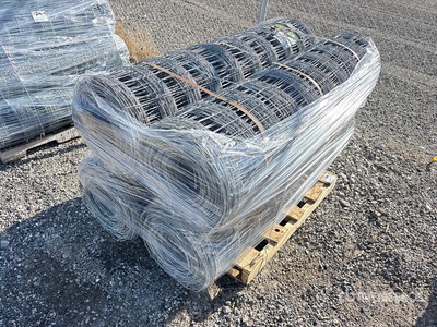 Quantity of (4) Rolls of 5 ft Fencing (Unused)