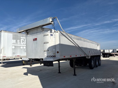 2004 Travis 30 ft Tri/A Frameless End Dump Trailer