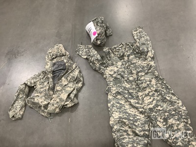 (137) Wet Weather Parkas, (5) Combat Vehicle Crewman Coveralls & Assorted Items