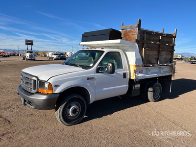 2000 Ford F-350 4x4 Dump Truck