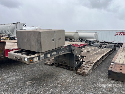 2019 Specialized HD 80000 lb Tri/A Double Drop Removable Gooseneck Lowboy Trailer