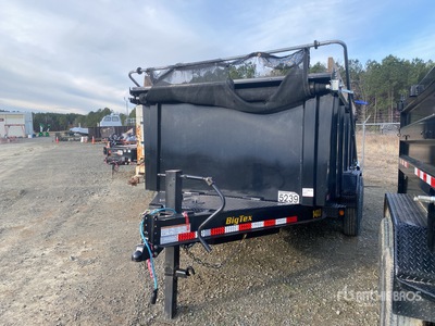 2025 Big Tex 14XD-14C4A-BK 14 ft T/A Remolque Ligero de Volteo