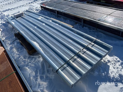 Quantity of (30) 12 Ft x 3 Ft Clear Corrugated Polycarbonate Roof Panel (Unused)