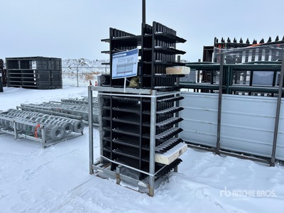 Quantity of (20) 6 ft x 3 ft Galvanized Bauzaun (Unused)