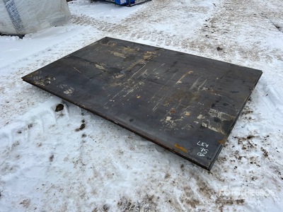 Quantity of (2) 2026 AGT 5 ft x 8 ft Steel Plates (Unused)