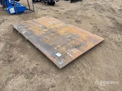 Quantity of (2) 2026 AGT 5 ft x 8 ft Stalen platen (Unused)