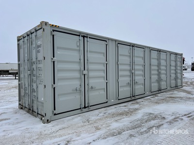 2025 40 ft High Cube Multi-Door Storage Container