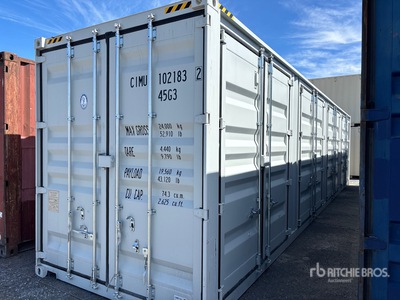 2026 40 ft High Cube Multi-Door Storage Container