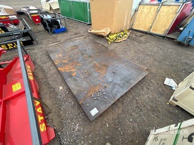 Quantity of (2) 2026 AGT 5 ft x 8 ft (0.75 in Thick) Steel Plates (Unused)