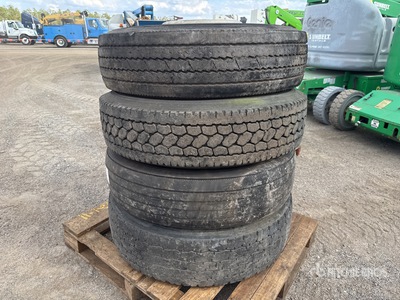 Quantity of (4) 275/80R22.5 Tires