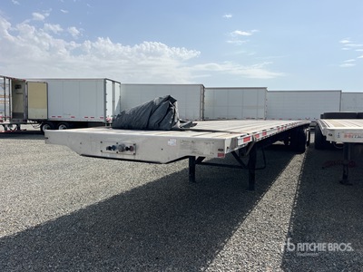 2020 Transcraft 48 ft T/A Spread Axle Flatbed Trailer