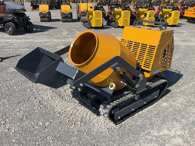 2026 SKLP SK-JBC400D Stand-On Self-Loading Crawler Mini Concrete Mixer Truck Concrete Buggy (Unused)