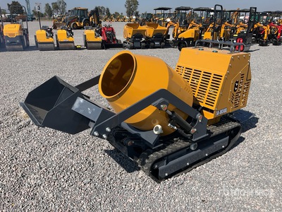 2026 SKLP SK-JBC400D Stand-On Self-Loading Crawler Mini Concrete Mixer Truck Concrete Buggy (Unused)