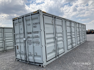 2026 40 ft High Cube Multi-Door 40 Ft One-Way High Cube Contenedor de almacenamiento